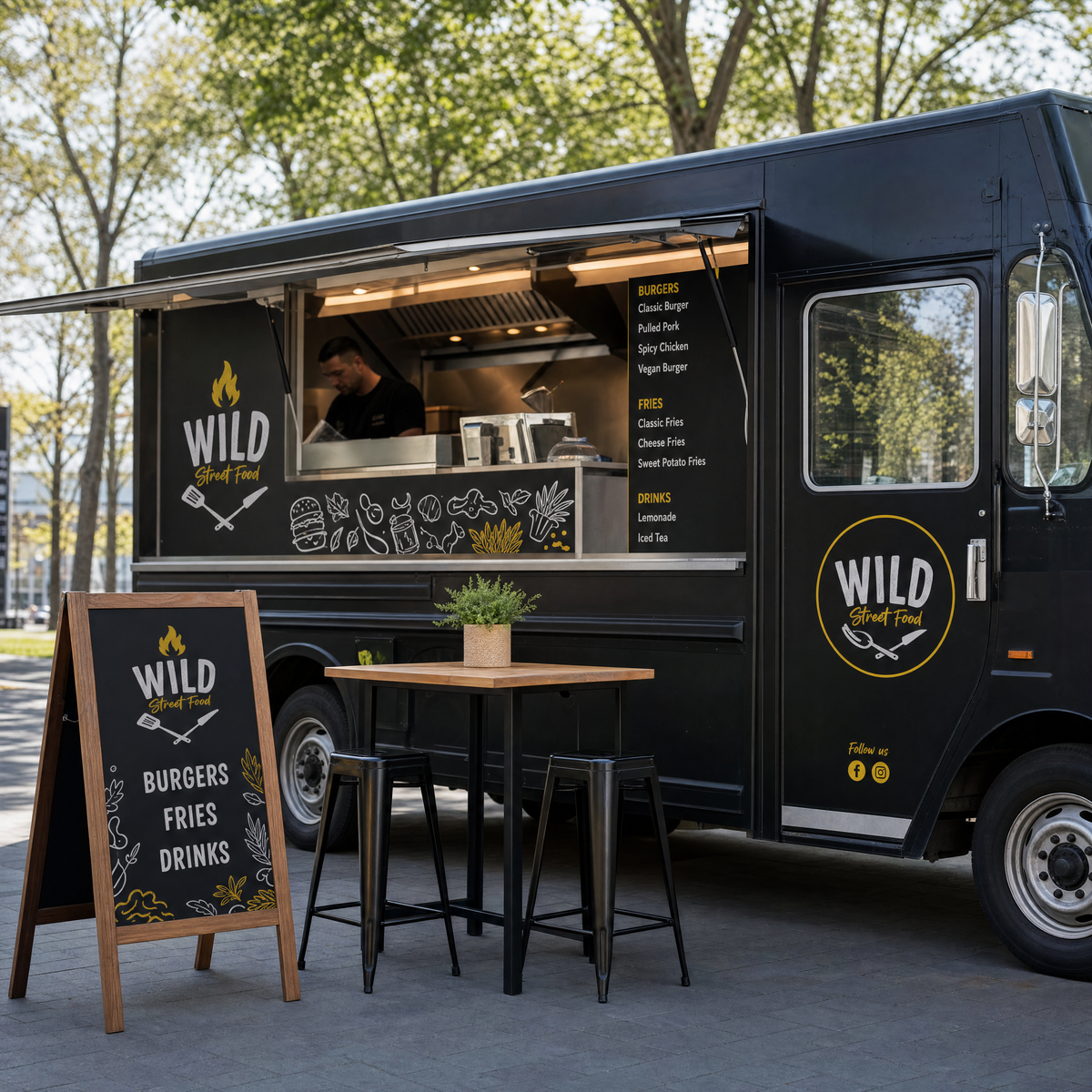 Drucklösungen für Food Trucks