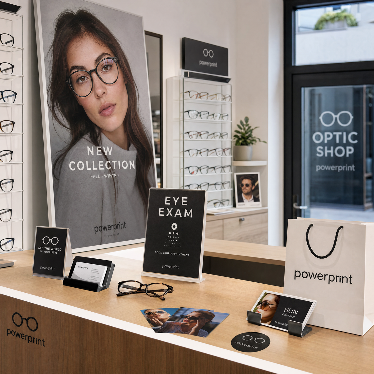 Drucklösungen für Optiker
