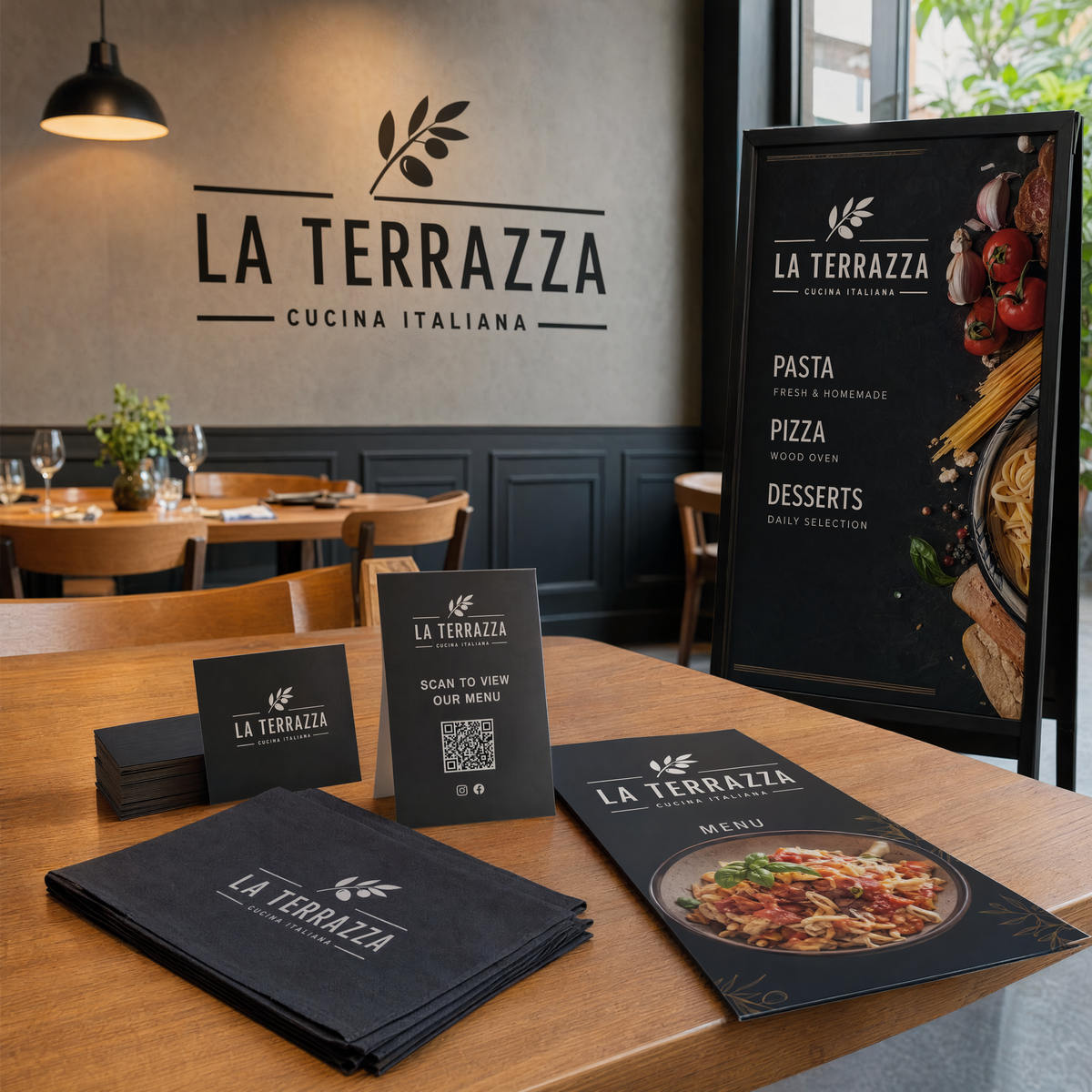 Drucklösungen für Restaurants