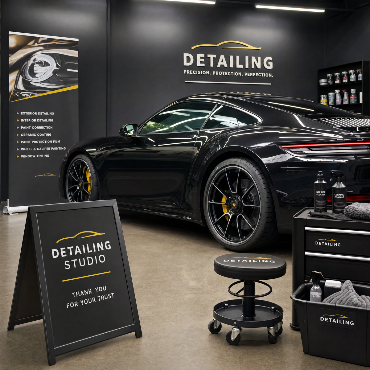 Printoplossingen voor detailingcentra