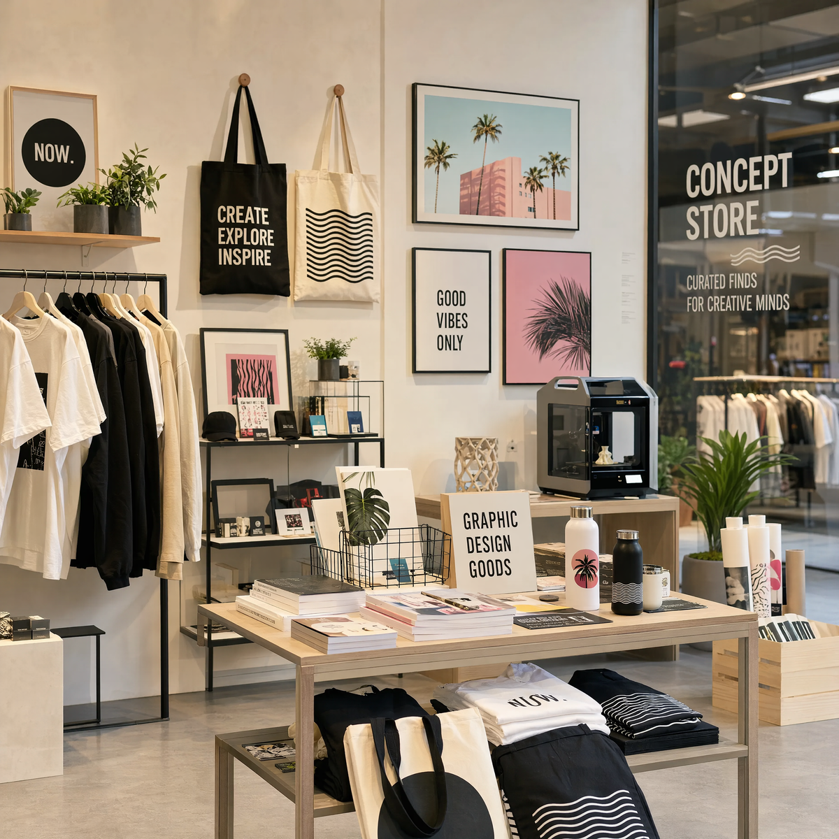 Soluciones de impresión para concept stores