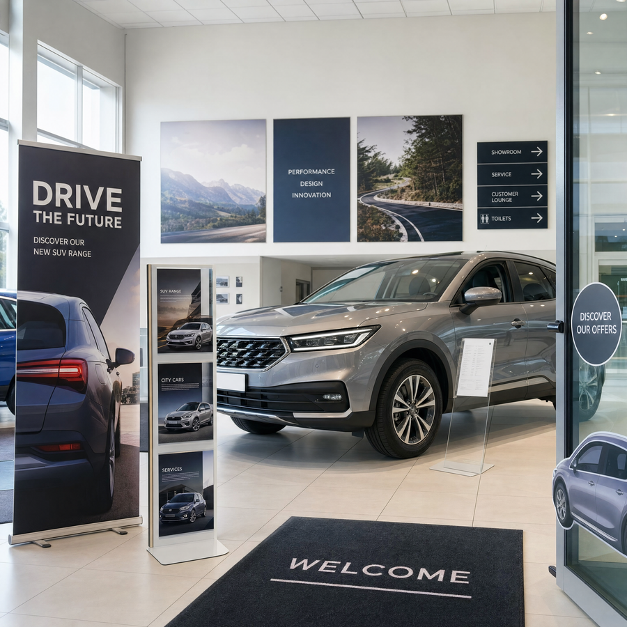 Drucklösungen für Autohäuser