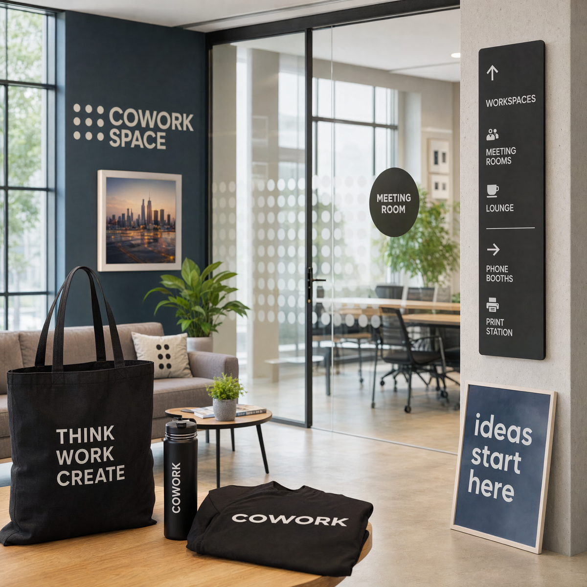 Drockléisunge fir Coworking-Spacen
