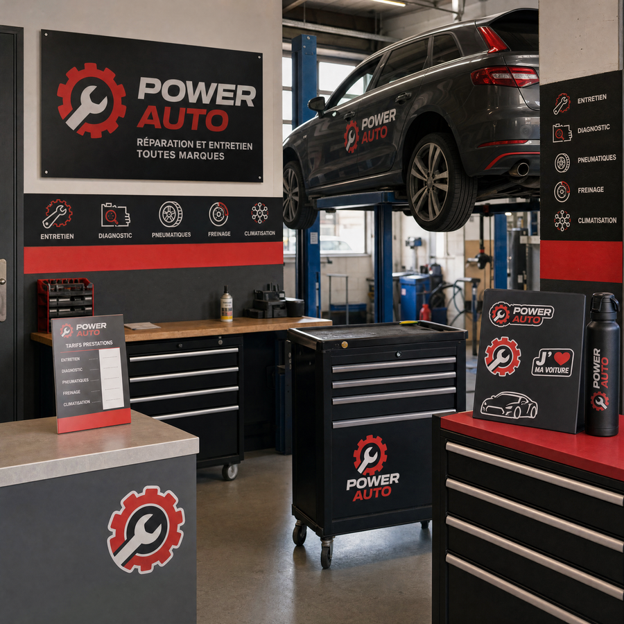 Drucklösungen für Autowerkstätten