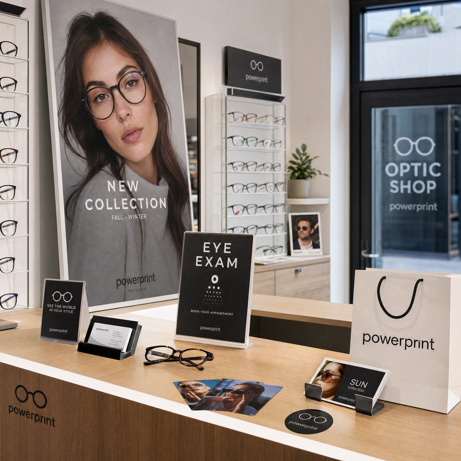 Drucklösungen für Optiker