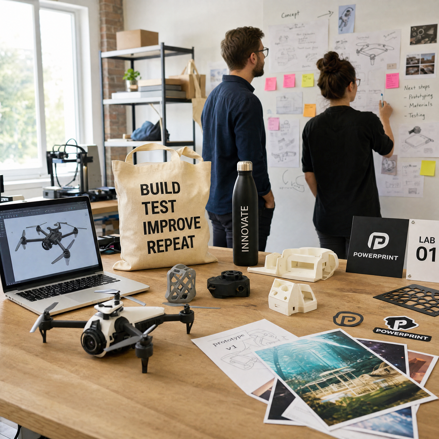 Soluzioni di stampa per startup e inventori